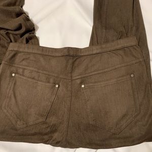 EC HUE Leggings Size S Suede texture